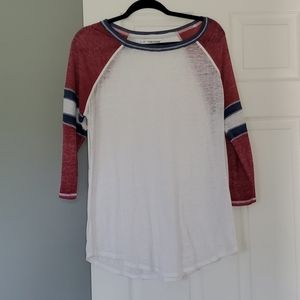 Maurices Women's 3/4 sleeve baseball tee
